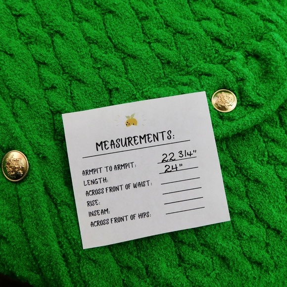 NWT!! J. CREW Odette Cable Knit Sweater Lady Jacket Cotton Blend Boucle Green XL - Picture 14 of 16